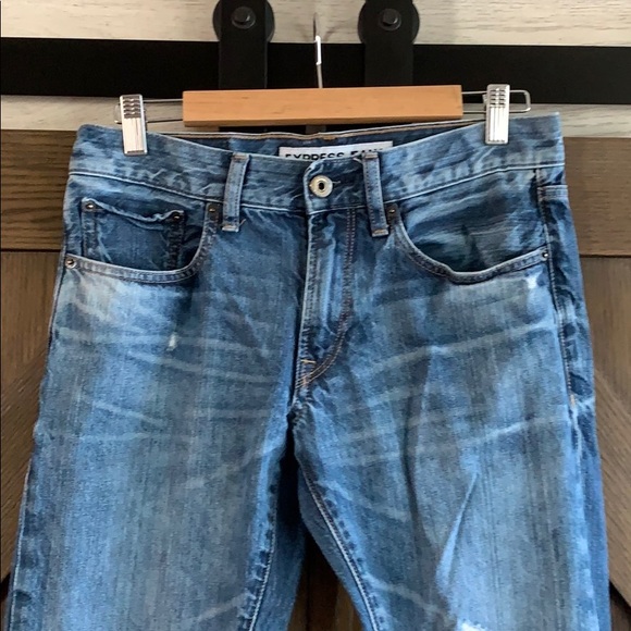 Men’s Express Jeans Light Wash - Picture 4 of 11